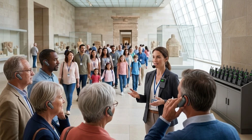 Owned tour guide system for regular daily tours Owned tour guide system for regular daily tours