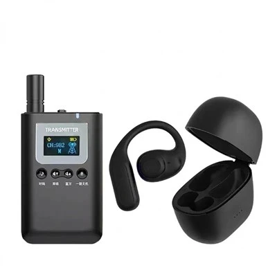 Bezprzewodowy system audio przewodnika z-zakłóceniami